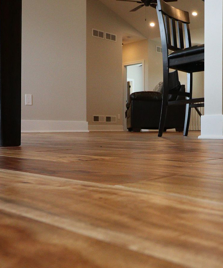 Sergenian's Madison WI hardwood flooring in a Parade of Homes living space
