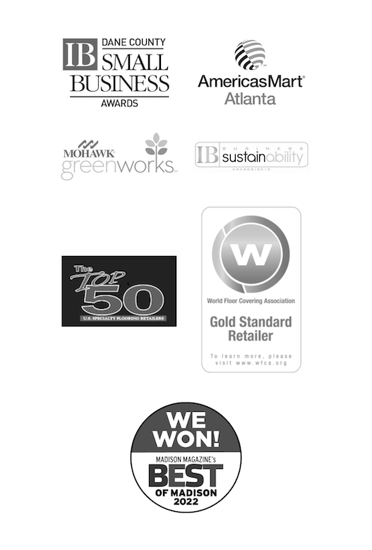 Logos of awards won by Sergenian's