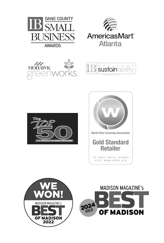 Logos of awards won by Sergenian's