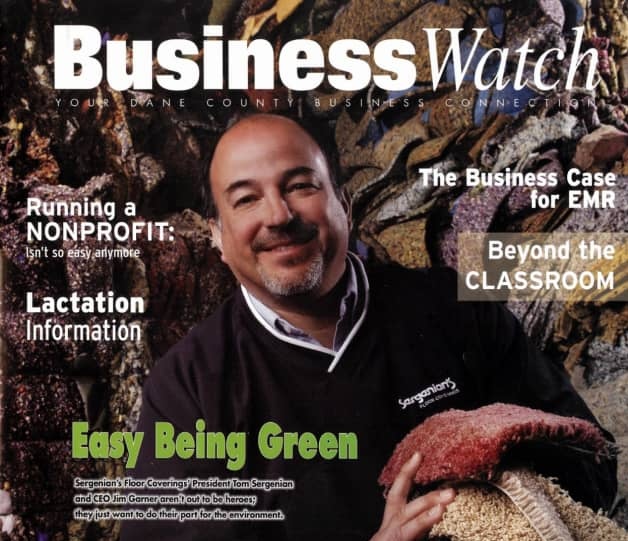 Sergenian's leadership featured on the cover of Business Watch magazine