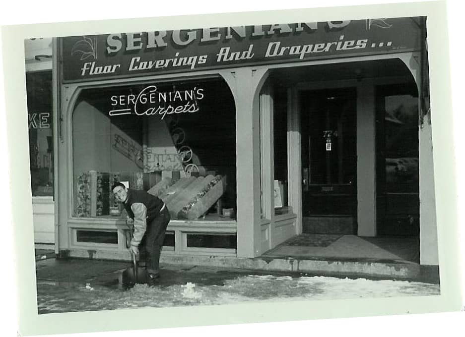 Original Sergenian's storefront from the 1930s