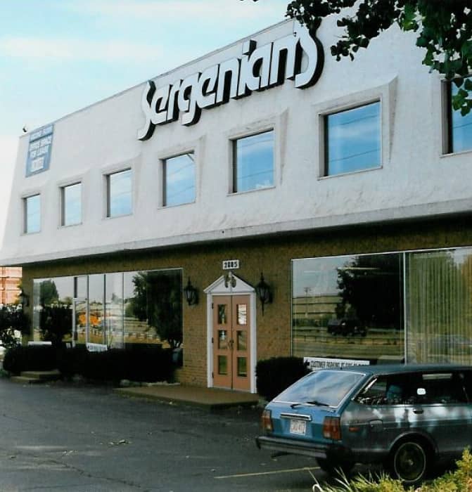 Sergenian's storefront in building off the Beltline